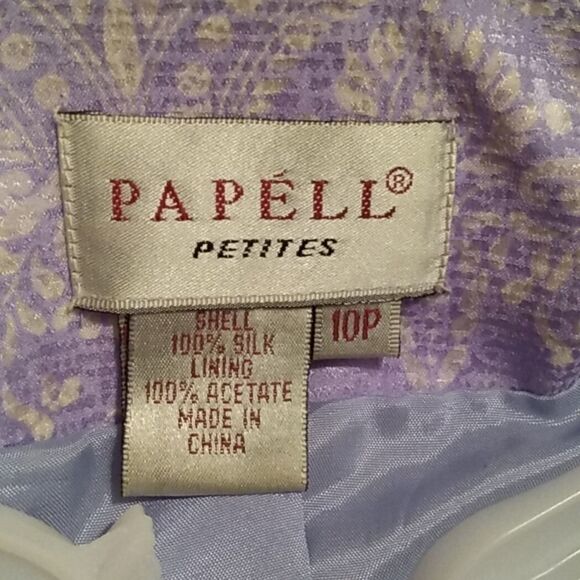 PA PELL 2 piece suit sz 10P - Picture 2 of 4